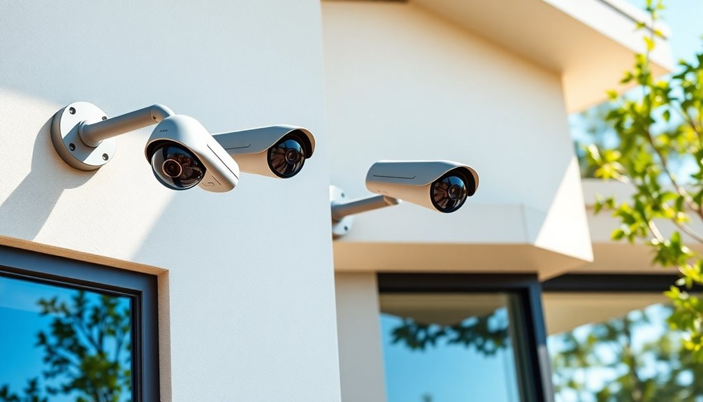 sleek minimalist home security