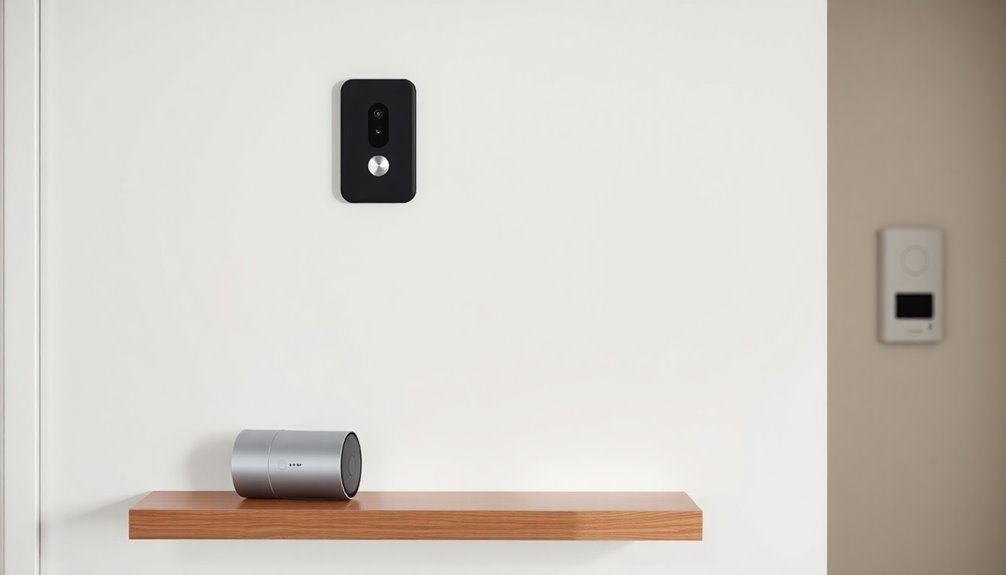 sleek minimalist home security