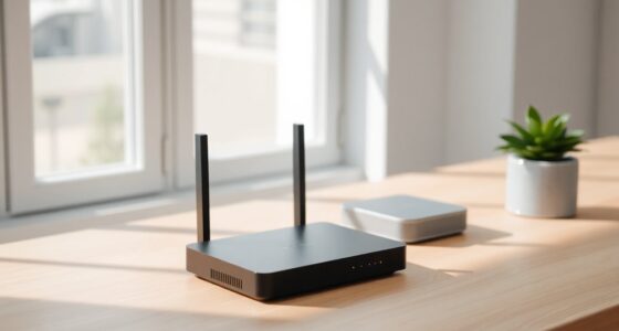 sleek minimalist networking equipment