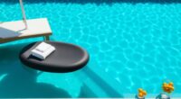sleek minimalist pool accessories