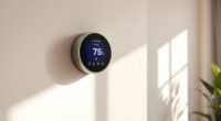 sleek minimalist smart thermostats
