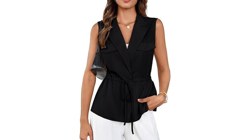 sleeveless v neck cardigan