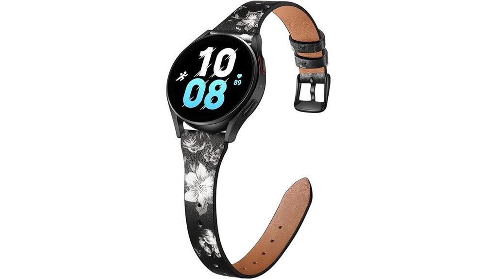 slim leather bands designed