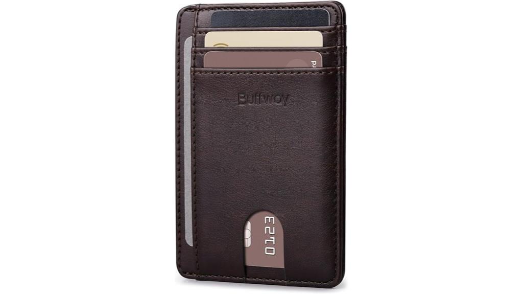 slim rfid blocking wallet