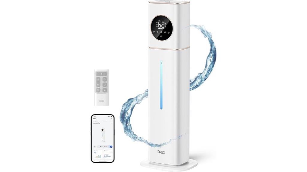 smart humidifier for large rooms