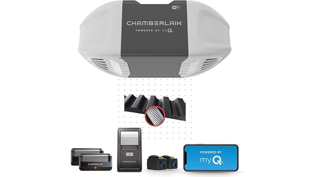 smart quiet garage opener