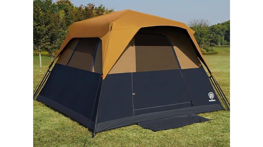 spacious blackout camping tent