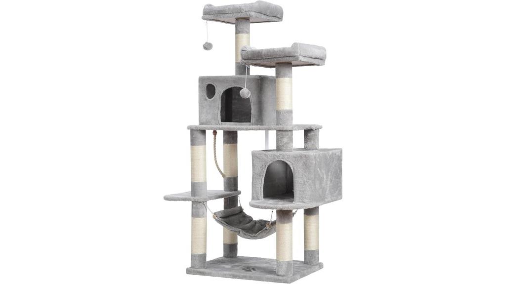 spacious cat tree furniture