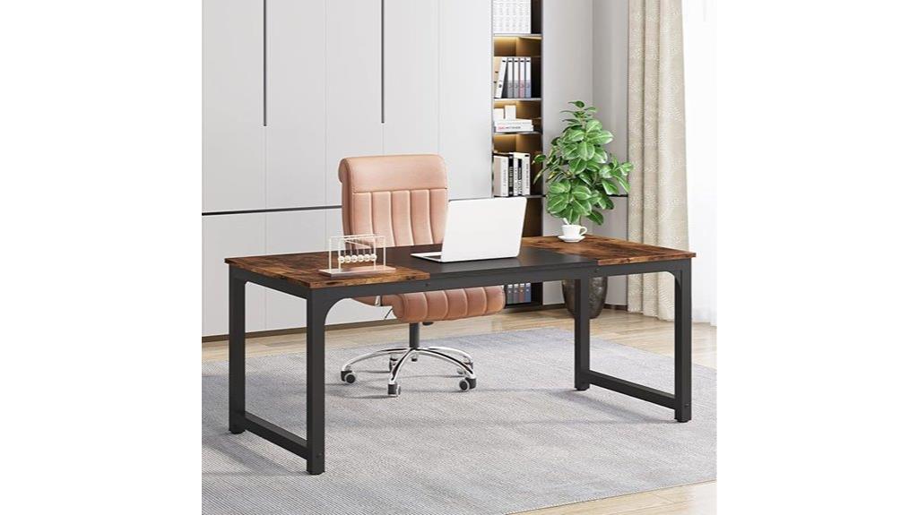 spacious modern computer desk