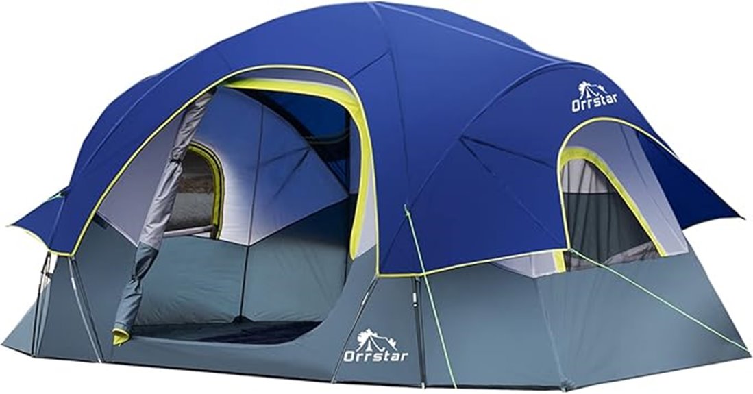 spacious outdoor shelter tent