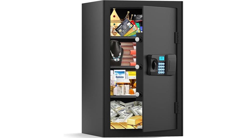 spacious secure home storage