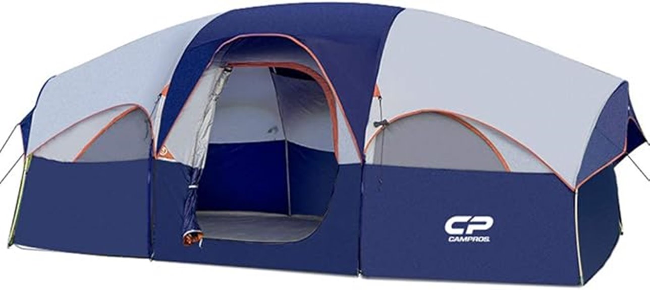 spacious tent for camping