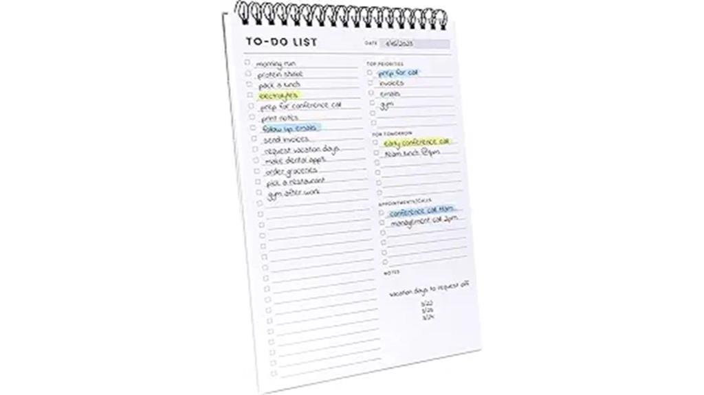spiral planner for tasks