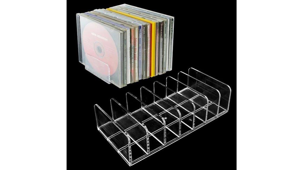 square cd storage box