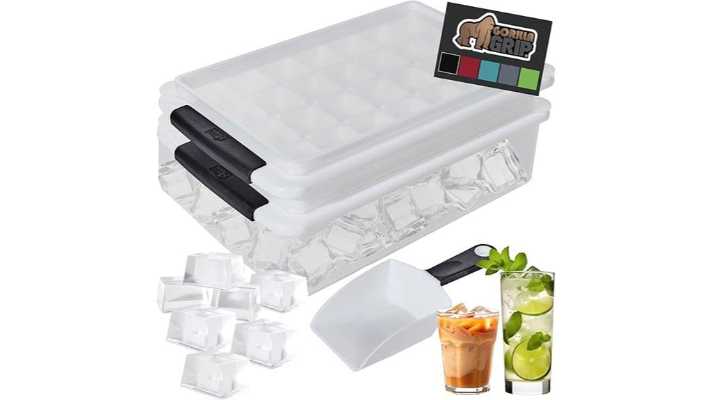 stackable ice cube tray