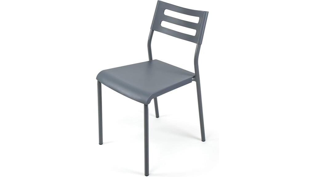 stackable lightweight desk chair