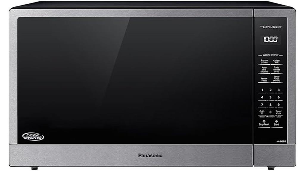 stainless steel countertop microwave