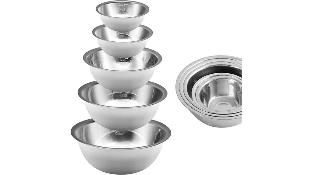 stainless steel nesting bowls