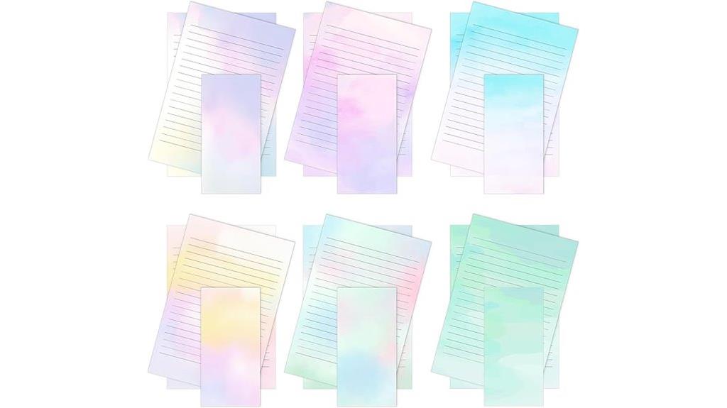 stationery set with envelopes