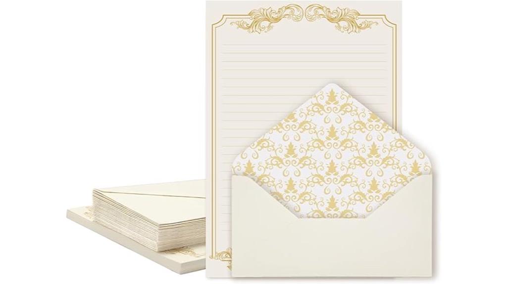 stationery set with envelopes