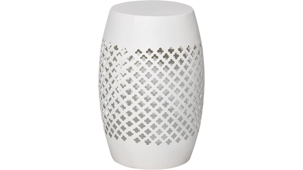 steel patio end table