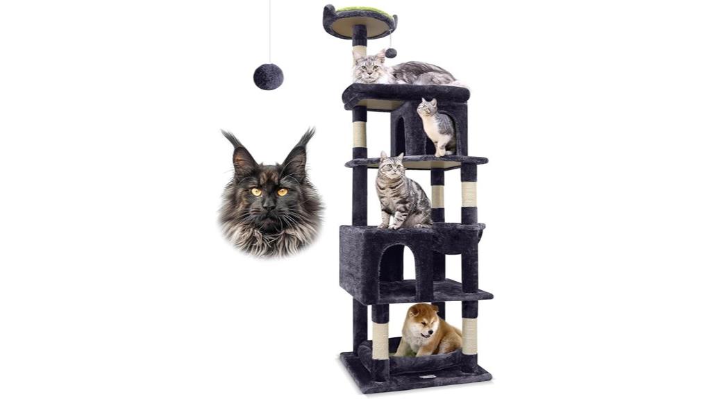 sturdy cat tree structure