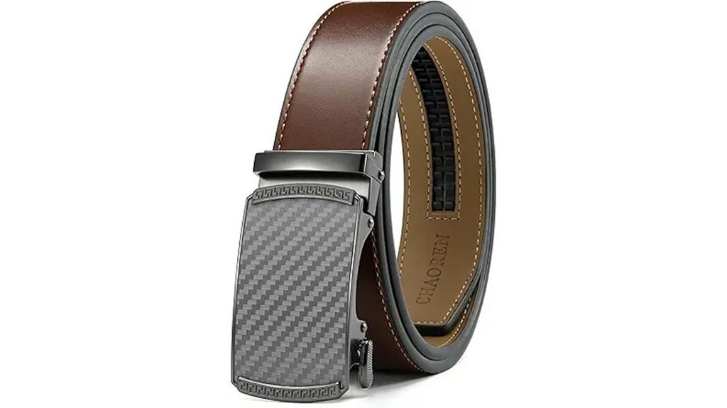 stylish adjustable leather belt