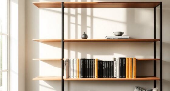 stylish and functional bookshelves