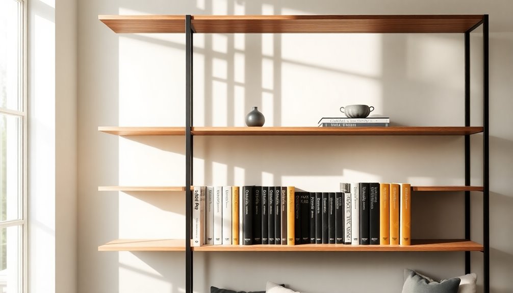 stylish and functional bookshelves
