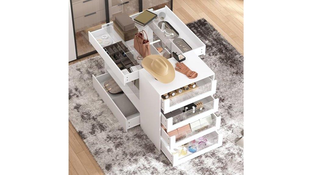 stylish bedroom storage solution