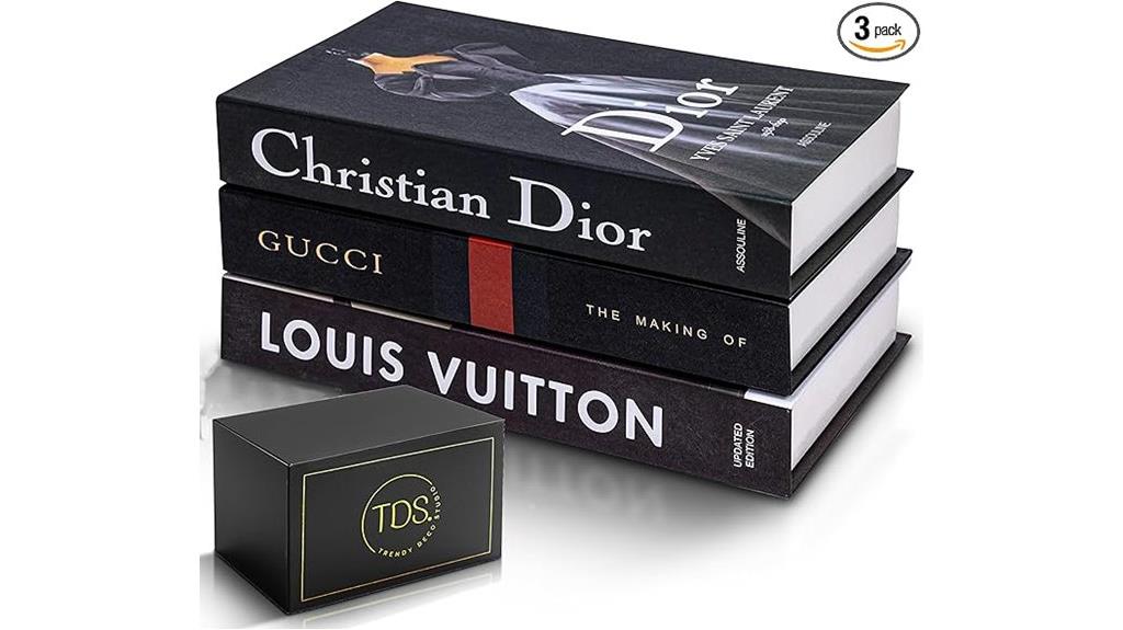 stylish decorative fake books