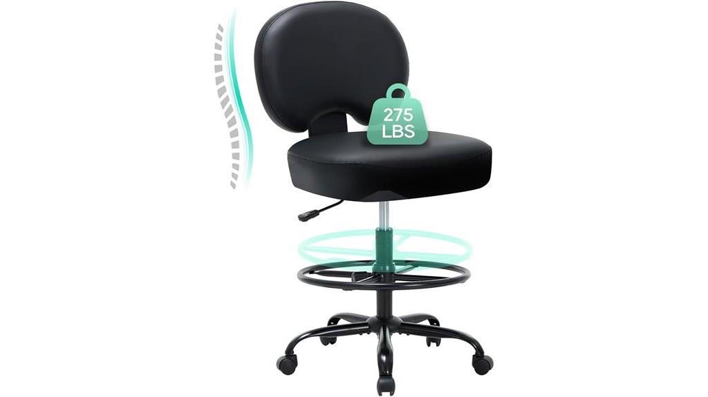 stylish ergonomic drafting chair