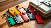 stylish functional luggage tags