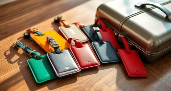 stylish functional luggage tags