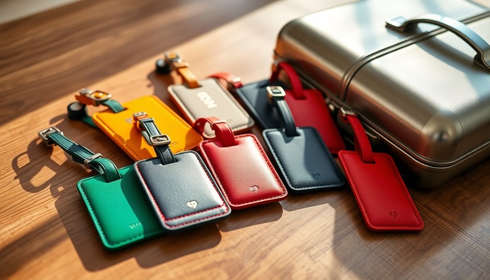 stylish functional luggage tags