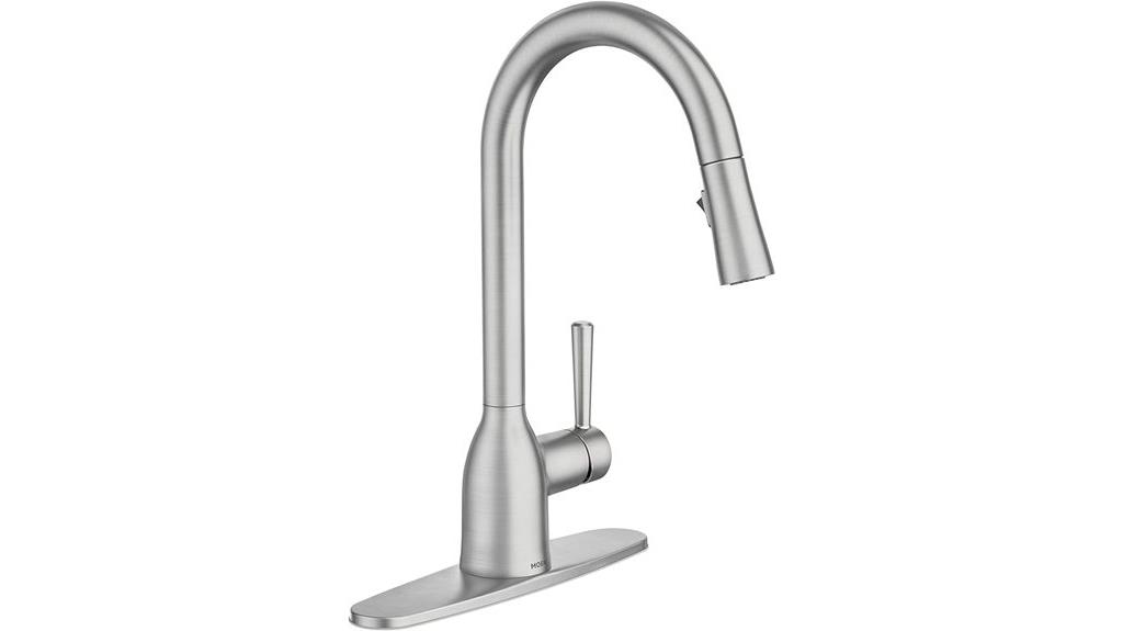 stylish high arc faucet