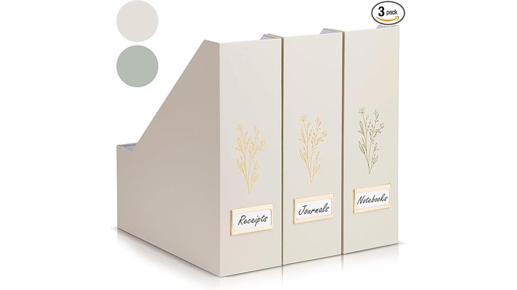 stylish magazine holder set
