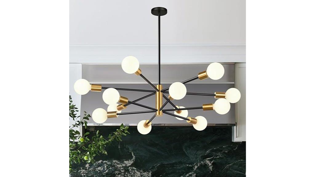 stylish mid century ceiling light