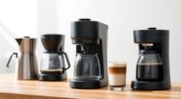 stylish minimalist coffee makers