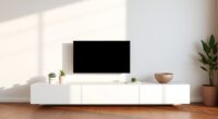 stylish minimalist entertainment centers