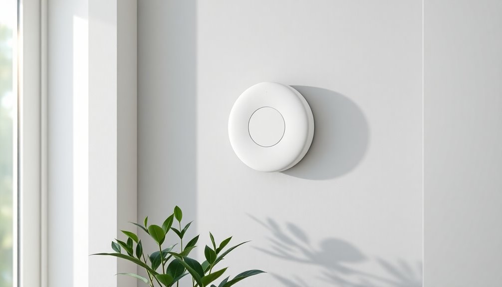 stylish minimalist fire alarms