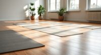 stylish minimalist yoga mats