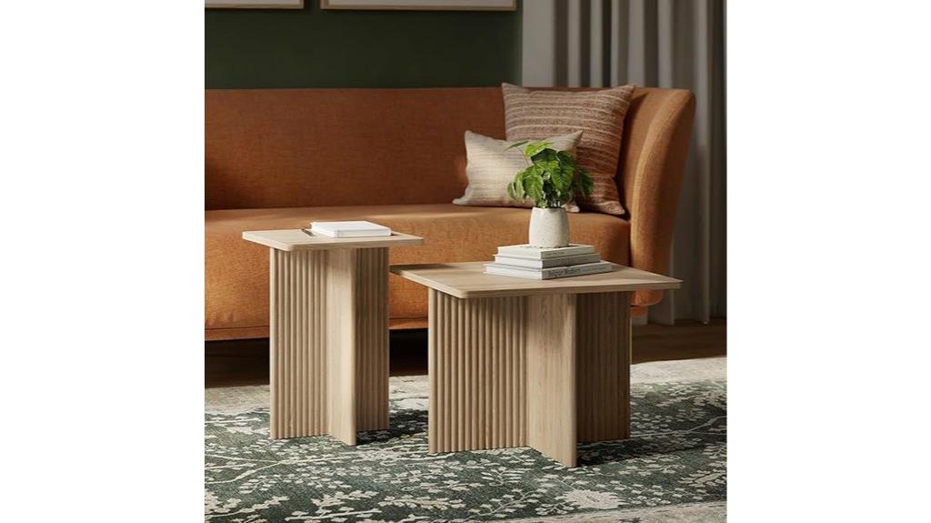 stylish nesting coffee tables