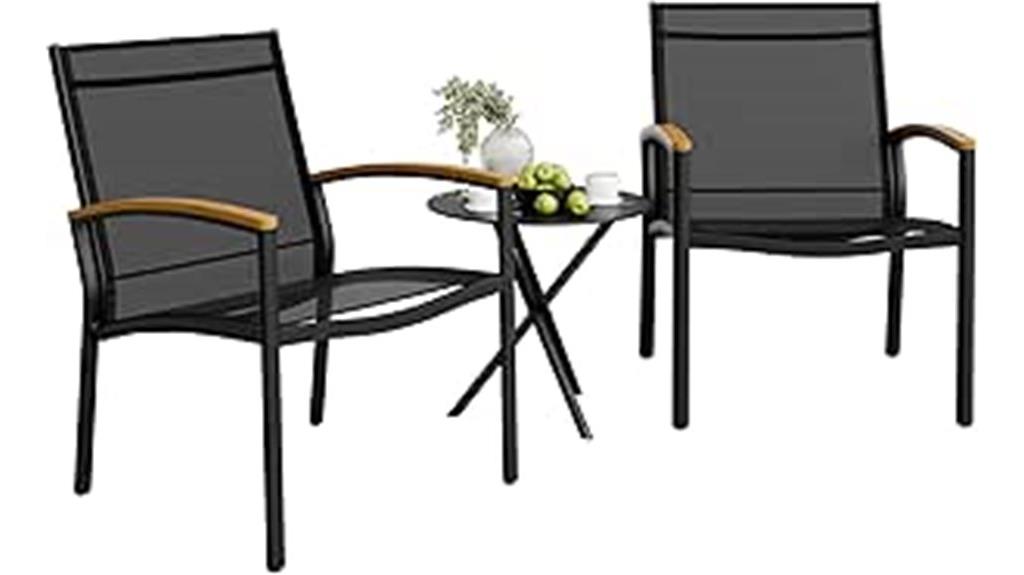 stylish outdoor dining set