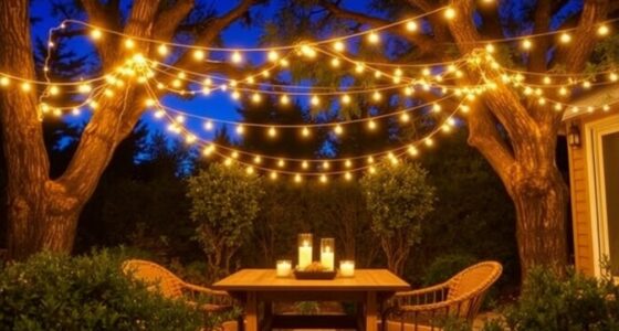 stylish outdoor string lights