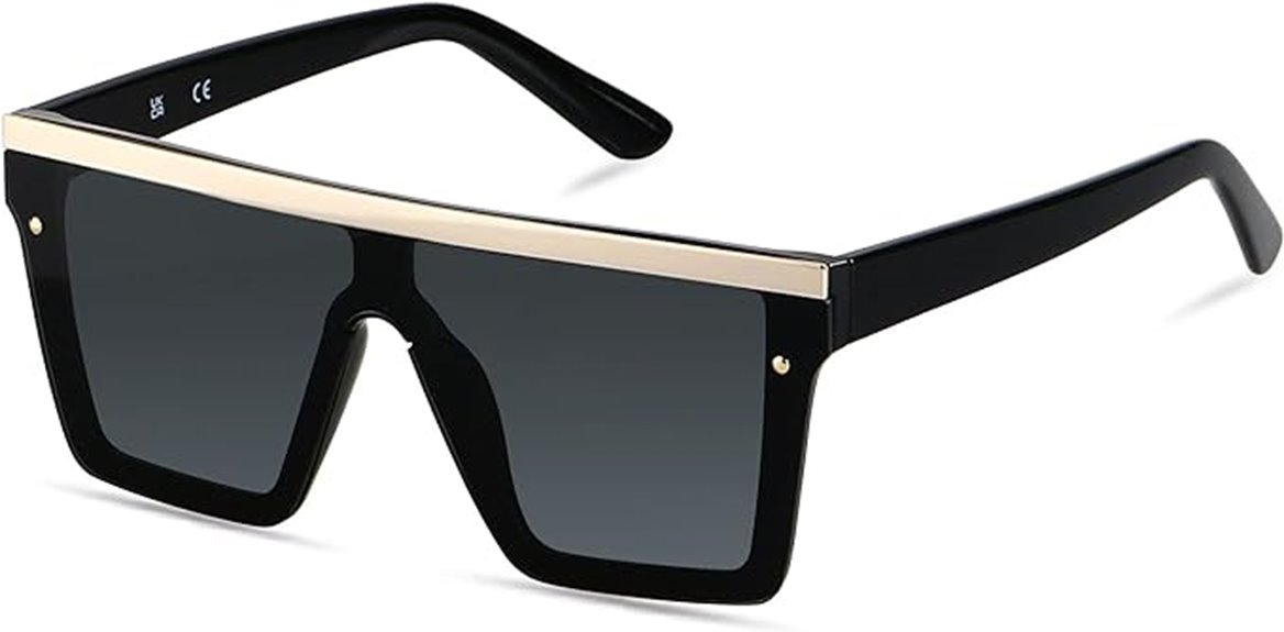 stylish oversized unisex sunglasses