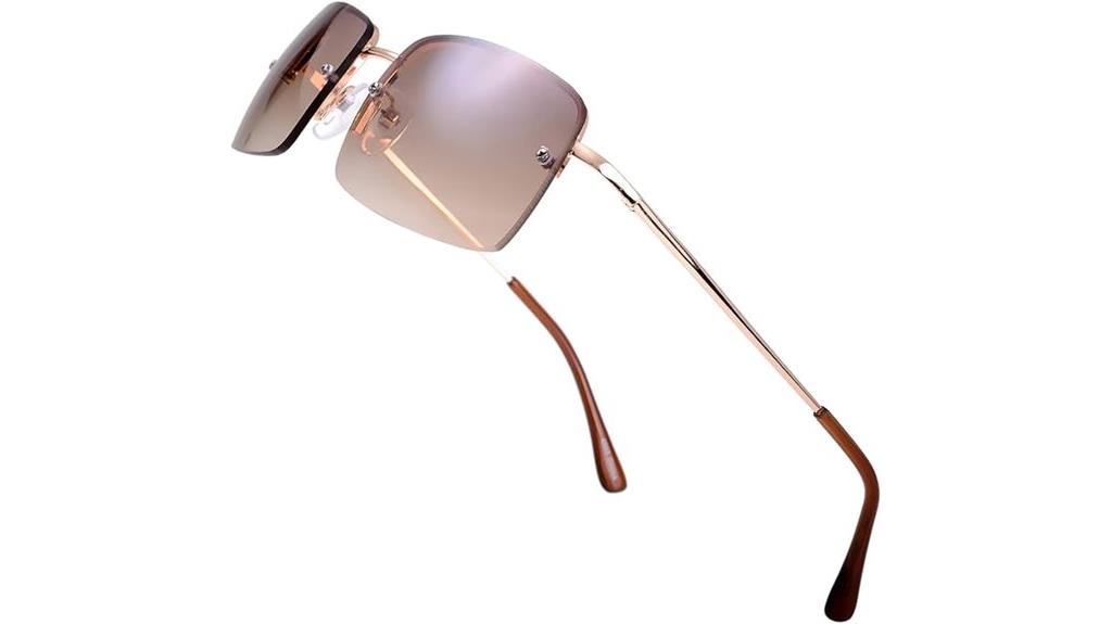 stylish rectangular sunglasses design
