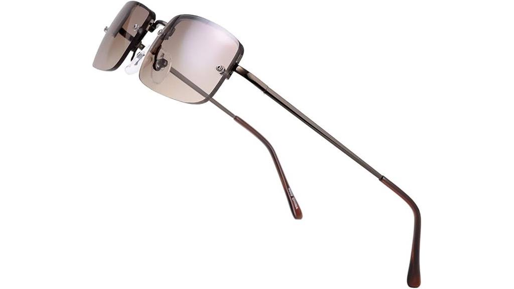 stylish rectangular sunglasses design