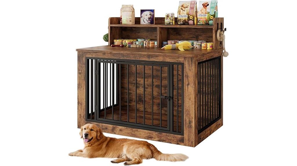 stylish storage dog crate