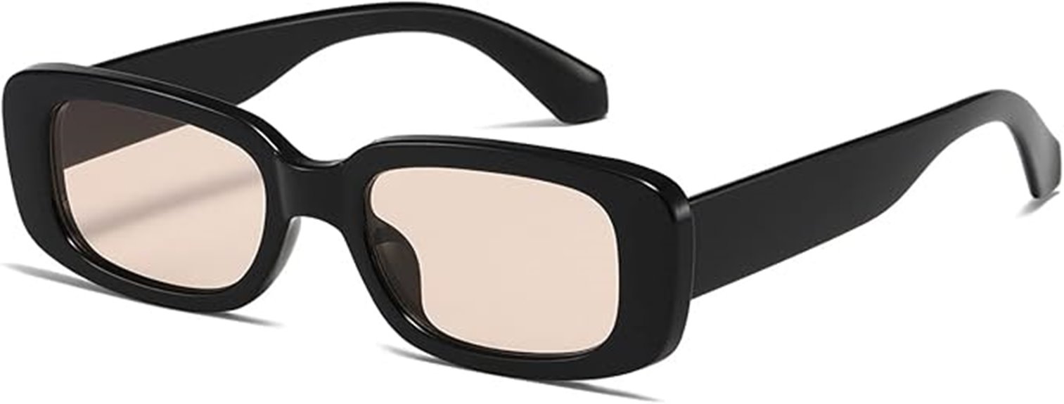 stylish unisex rectangle sunglasses